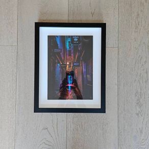Framed print "Dublin old school" print by Maxi