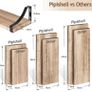 Floating Shelves Wall Mounted Shelf, Paulownia Wood Wall Shelves, Wooden Shelves Set of 3 for Bedroom, Bathroom, Living Room, Kitchen, Home Office, Laundry room,etc (FREE POSTAGE) Image 6
