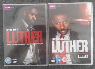 LUTHER Region 2 DVD box sets. Starring Idris Elba.