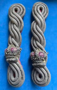 British Victorian era major shoulder boards