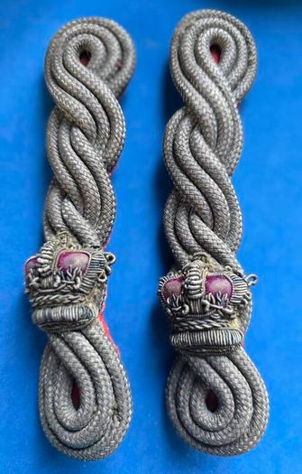 British Victorian era major shoulder boards