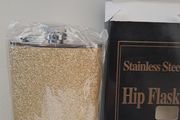 Gold glitter Hip flask