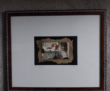 Vintage artwork and frames