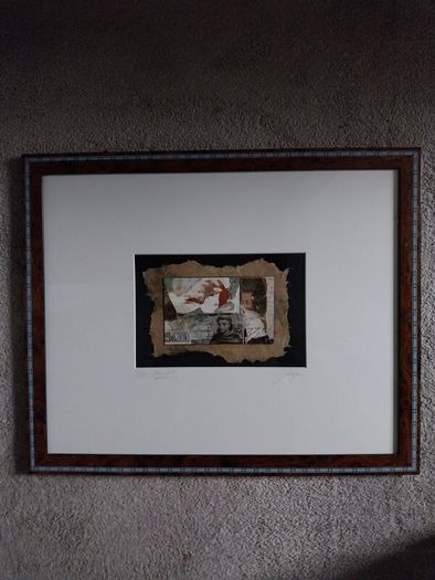 Vintage artwork and frames
