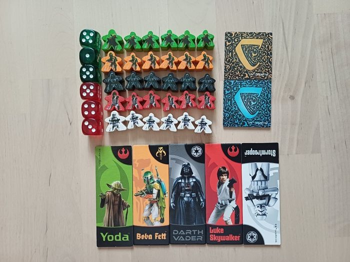 Carcassonne Star Wars Edition Family Strategy Disney Board Game OOP 2015