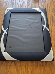 Modern Black & Silver Wave Photo Frame (PGI Hardware)