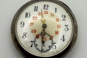 FAVRE FRERES Ankre Silver 800 pocket watch