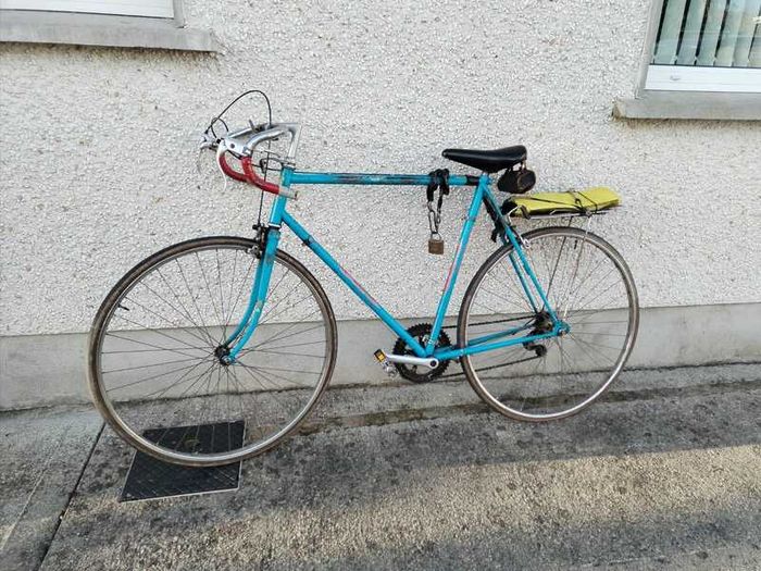 Vintage Racing Bike From The 80's - Five Speed Bicycle With Double Cog To Make Ten Speed Racer