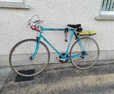 Vintage Racing Bike From The 80's - Five Speed Bicycle With Double Cog To Make Ten Speed Racer