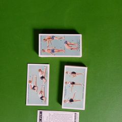 Cigarette cards - complete set of 50 Lambert and Butler exercises for men and women