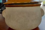 Vintage  Stonewear casserole pot