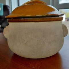 Vintage  Stonewear casserole pot