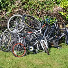 Bike Scrap Frames Wheels Etc No Picking Has To Go All Together