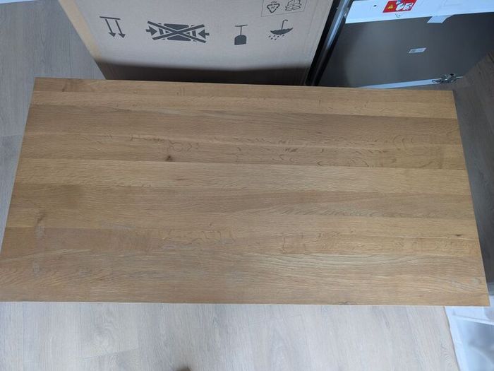 solid oak TV unit