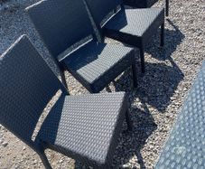 outdoor table and chairs