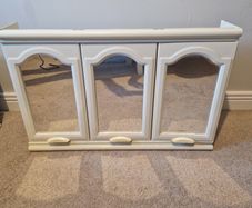 3 Door Mirrored Bathroom Cabinet