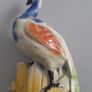 Vintage Ceramic Peacock - Flower Arrangement Frog Image 7