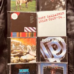 Mix of rock CDs- Pink Floyd, Rush, Led Zeppelin, Deep Purple