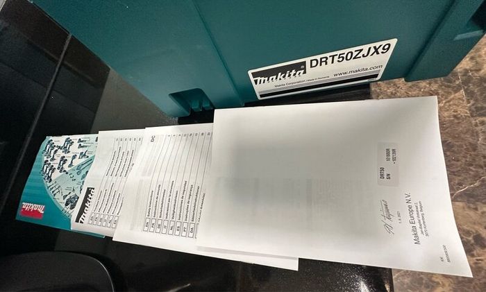 Makita DRT50ZJX9 cordless router brand new