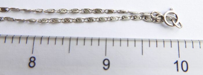 Vintage Catholic Pendant on Sterling Silver 925 Necklace length 20" - 4,6g