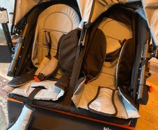 out & about nipper twin buggy