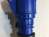 16 Amp 3 Pin Blue Socket 230V
