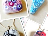 Handmade Millefiori Glass Pendants - FREE DELIVERY
