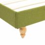 Bed Frame Green Fabric 135x190 cm Image 6