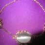 18K Rose Gold Filled simulated Opal & Diamonds Bracelet Image 10