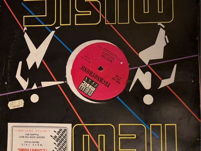Technotronic Move This and  Rockin Over The Beat 1990 Italian 12 inch Limited Edition
