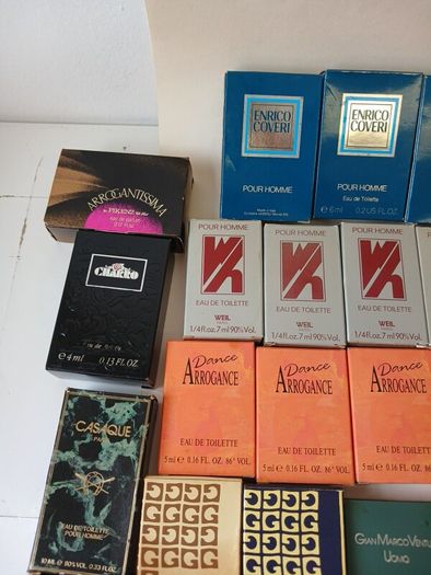 70 Vintage Sample Perfume and Cologne Bottles (unused)