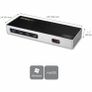StarTech.com Dual 4K Docking Station - USB C and A (3.0) - Dual Monitor DisplayPort + HDMI Dock for Mac & Windows Laptops (DK30A2DH) , Black, Silver Image 4