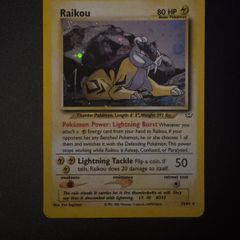 Raikou Pokemon card