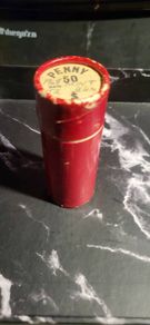 Unc chicken pennies 1968 In original tube