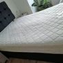 King size bed with mattress Image 5