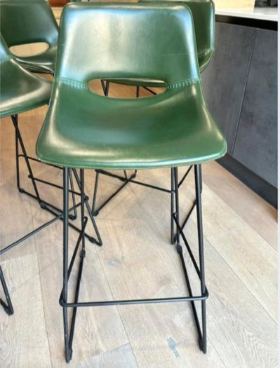faux leather stools (4)