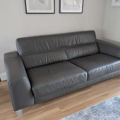 Italian leather couches