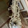 Vintage Art Nouveau Style Inkwell with Pen Tray Ink Pot Insert and Glass Dip Pen Image 6