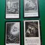 Lot of 4 Original WWI German Death Cards (Sterbebilder) 1915-1917 - Infantry & Priest Image 2