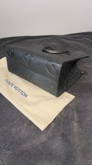Louis Vuitton OnTheGo MM  Anthracite Grey Monogram Empreinte  Brand New