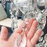 Large Vintage Preciosa Bohemian Crystal Chandelier, 5 Arm Image 5