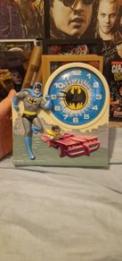 Batman & Robin 1974 Janex Alarm Clock Signed By Adam West & Burt Ward