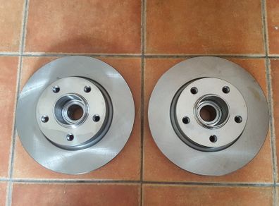 Nissan Primastar Opel Vivaro Renault Trafic REAR Brake Discs 280mm with wheel bearing / ABS sensor ring, + BRAKE PADS