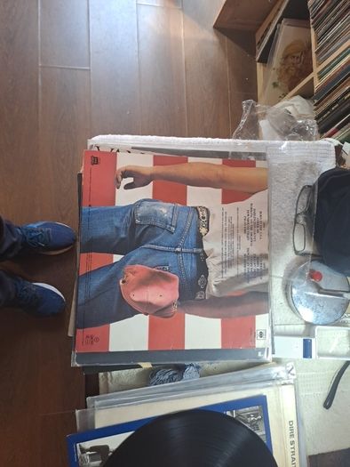 Irish pressing Bruce Springstein.Born in the USA