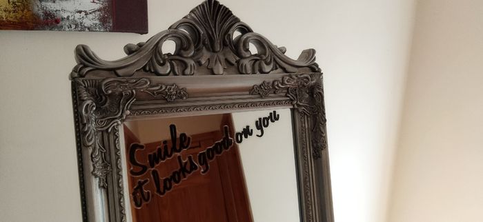 Chateau Cheval Mirror Silver 172 cm (H) x 40 cm (W) x 6 cm (D)