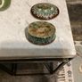 : Rare 19th Century George Jones Majolica Oval Lidded Box / Dish with Sleeping Calf Finial Image 5