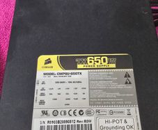 Corsair TX650W ATX Power Supply