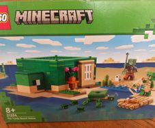Brand New Lego Minecraft The Turtle Beach House Set