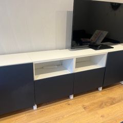 Besta TV and storage unit