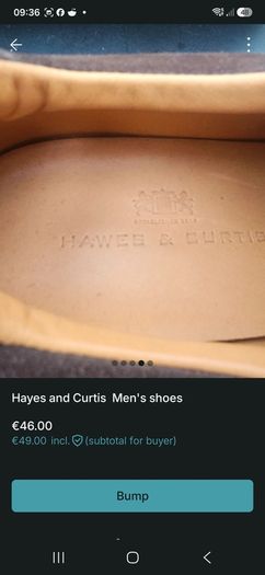 Hawes And Curtis Suede shoes